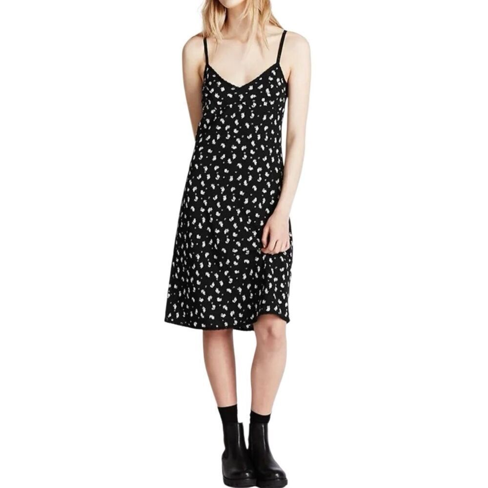 M&S Alexa Chung The Olive Slip Dress 90’s era Size 8